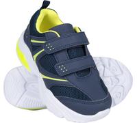 Mountain Warehouse Light Up Junior Shoes - Durable Shoes, Lightweight Footwear, Breathable Kids Shoes, Hook & Loop Fitting- for Spring, Summer, Walking, Travelling Navy Kids Shoe Size 11