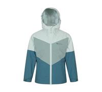 Mountain Warehouse Lightning II Kids 3 in 1 Waterproof Jacket - Teal - Teal - Size: 2-3y