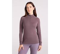 Mountain Warehouse Lightweight Breathable Thermal Long Sleeve Merino Wool Base Layer Top In Brown Brown 18