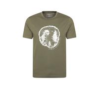 Mountain Warehouse Lightweight Mens Off The Beaten Track Tee In Khaki - XS