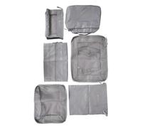 Mountain Warehouse Lightweight Packing Cube Set (Pack of 6) - Grey - Grey - One Size