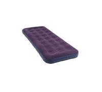 Mountain Warehouse Lightweight Pump Inflated Soft Velour Finish Single Flocked Air Bed In Dark Blue Dark Blue One Size
