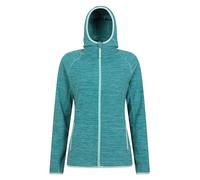 Mountain Warehouse Lleyn Melange Womens Fleece Jacket - Breathable, Antipill Ladies Spring Summer Coat, Full Zip, Durable Fleece - Ideal For Spring Summer Teal Women's Size 20
