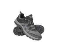 Mountain Warehouse Lomond Mens Outdoor Walking Shoe - Comfortable Sneakers, Breathable Mesh Lining, EVA Cushion - Spring, Summer, Hiking, Outdoors & Trekking Black (Lomond) Size 12