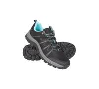 Mountain Warehouse Lomond Womens Outdoor Walking Shoes - Lightweight & Durable Footwear, Breathable, Mesh Lining - Spring Summer, Travelling, Hiking Black (Lomond) Adult Shoe Size 8