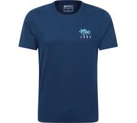 Mountain Warehouse Looe Printed Mens T-Shirt - Navy - Navy - Size: XS