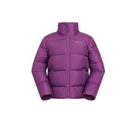 Mountain Warehouse Lottie Kids Water Resistant Padded Jacket - Warm Jacket in Rip Stop Fabric, Boys & Girls Coat - Autumn Winter Outdoors, Travelling & Hiking Purple Kids Size 11-12 Years