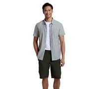 Mountain Warehouse Lowe Cotton Linen Mens Shirt - Lightweight Top, Breathable Tee Shirt - for Spring Summer, Outdoors, Holiday, Walking, Hiking Green M
