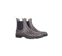 Mountain Warehouse ’Lynx’ Printed Eva Cushioning Textile Lining Chelsea Wellie Boots In Black Black 5