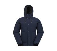 Mountain Warehouse Manta Mens Borg Lined Padded Jacket - IsoTherm, Water-resistant Parka Coat with Adjustable Hood - Autumn Winter, Outdoors, Travelling & Hiking