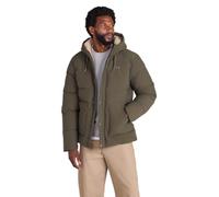 Mountain Warehouse Manta Mens Borg Lined Padded Jacket - IsoTherm, Water-resistant Parka Coat with Adjustable Hood - Autumn Winter, Outdoors, Travelling & Hiking