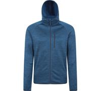 Mountain Warehouse Marker Mens Active Hoodie - Lightweight & Quick Dry Sweatshirt with Zip Pocket - Spring Summer, Walking & Outdoors Dark Blue 2XL