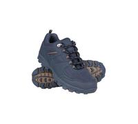 Mountain Warehouse McLeod Mens Outdoor Wide-Fit Walking Shoes - Navy - Navy - Size: 11