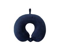 Mountain Warehouse Memory Foam Travel Pillow - Navy - Navy - One Size - 50% Polyester/50% Memory foam