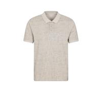 Mountain Warehouse Men Dawnay Pique Slub Textured Polo Cotton Casual Summer Tee