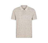 Mountain Warehouse Men Dawnay Pique Slub Textured Polo Cotton Casual Summer Tee