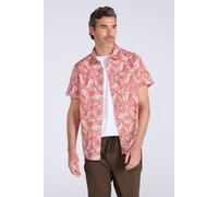 Mountain Warehouse Coconut Slub Texture Short-Sleeved Shirt - Lightweight Cotton Tee with Pocket, Casual Wear - Spring Summer, Holidays & Travelling Rust L