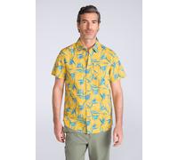 Mountain Warehouse Tropical Printed Mens Short Sleeved Shirt - Yellow - Yellow - Size: M