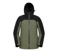 Mountain Warehouse Mens 3 Layer Waterproof Jacket - Khaki Green - XXL - Khaki Green