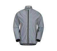 Mountain Warehouse Mens 360 II Reflective Jacket - Silver - XS - Silver - 100% Polyester