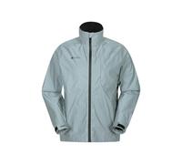 Mountain Warehouse Mens Adrenaline II Waterproof Jacket - Silver - XS - Silver - 100% Polyester
