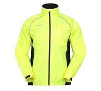 Mountain Warehouse Mens Adrenaline II Waterproof Jacket - Yellow - 4XL - Yellow - 100% Polyester