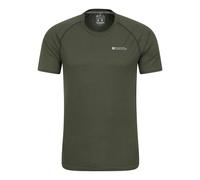 Mountain Warehouse Mens Aero II Short-Sleeved T-Shirt - Khaki Green - S - Khaki Green