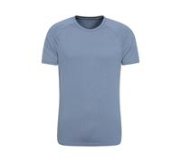 Mountain Warehouse Mens Agra Melange T-Shirt - Dark Blue - XXS - Dark Blue - 88% Polyester/12% Elastane