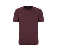 Mountain Warehouse Mens Agra Melange T-Shirt - Dark Purple - 3XL - Dark Purple - 88% Polyester/12% Elastane