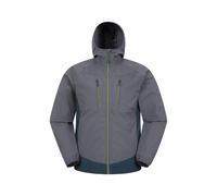 Mountain Warehouse Mens Ambit Lightweight Soft Shell Jacket - Dark Grey - M - Dark Grey - 100% Polyester