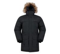 Mountain Warehouse Mens Antarctic Extreme Waterproof Down Jacket - Charcoal - L - Charcoal - 100% Nylon