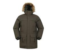 Mountain Warehouse Mens Antarctic Extreme Waterproof Down Jacket - Dark Khaki - M - Dark Khaki - 100% Nylon
