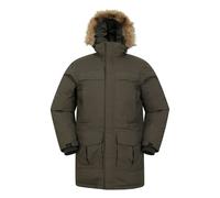 Mountain Warehouse Mens Antarctic Extreme Waterproof Down Jacket - Dark Khaki - S - Dark Khaki