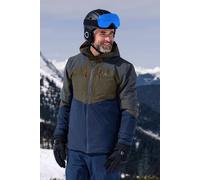 Mountain Warehouse Anton Mens Waterproof Padded Ski Jacket - Waterproof, Breathable, Taped Seams, Thermal Tested -35 °C, IsoDry - Best for Winter Skiing, Sports, Walking Khaki 4XL