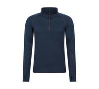 Mountain Warehouse Mens Asgard III Merino Wool Thermal Top - Dark Blue - Dark Blue - XXS