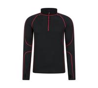 Mountain Warehouse Mens Asgard III Merino Wool Thermal Top - Red - Red - XS