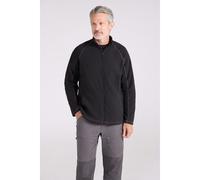 Mountain Warehouse Mens Ashbourne Full Zip Fleece Jacket - Black - Black - 3XL