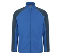 Mountain Warehouse Mens Ashbourne Full Zip Fleece Jacket - Cobalt - XXS - Cobalt - 100% Polyester