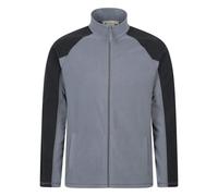 Mountain Warehouse Mens Ashbourne Full Zip Fleece Jacket - Dark Grey - Dark Grey - 3XL