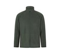 Mountain Warehouse Mens Ashbourne Full Zip Fleece Jacket - Khaki Green - S - Khaki Green - 100% Polyester