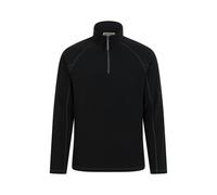 Mountain Warehouse Mens Ashbourne II Half Zip Fleece Top - Black - Black - L