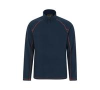 Mountain Warehouse Mens Ashbourne II Half Zip Fleece Top - Navy - XXL - Navy - 100% Polyester