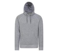 Mountain Warehouse Mens Auckland Hoodie - Grey - Grey - XXS - 55% Polyester/45% Cotton