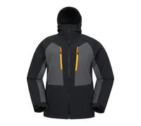 Mountain Warehouse Mens Axis Extreme Softshell Ski Jacket - Black - Black - XS