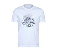 Mountain Warehouse Mens Ben Nevis Scotland Short-Sleeved T-Shirt - White - L - White