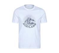 Mountain Warehouse Mens Ben Nevis Scotland Short-Sleeved T-Shirt - White - XL - White