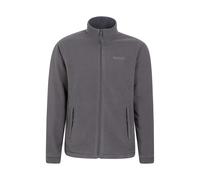 Mountain Warehouse Mens Bernard II Windproof Fleece Jacket - Grey - XXL - Grey - 100% Polyester