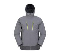 Mountain Warehouse Mens Bounds Waterproof Jacket - Grey - XS - Grey - 100% Polyester