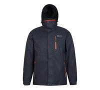 Mountain Warehouse Mens Bracken Extreme 3 in 1 Waterproof Jacket - Dark Blue - XS - Dark Blue - 96% Polyester/4% Elastane