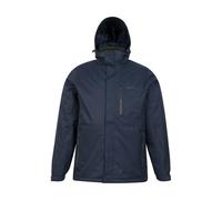 Mountain Warehouse Mens Bracken Extreme 3 in 1 Waterproof Jacket - Indigo - XS - Indigo - 96% Polyester/4% Elastane
